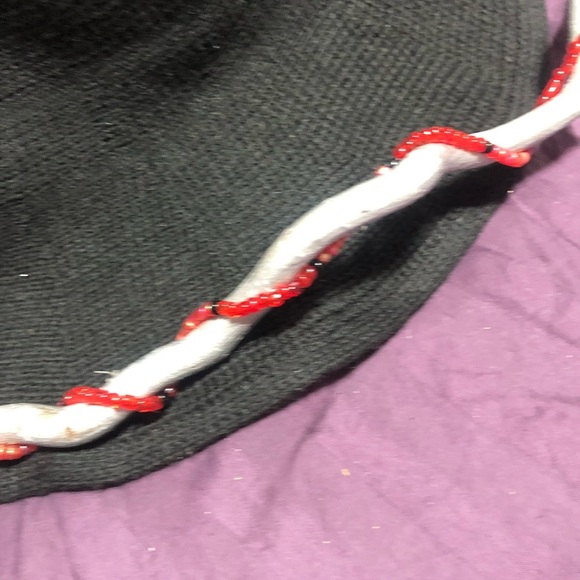 Witch wand made from a corkscrew hazelnut 18” Selenite wrapped in copper- beads - Picture 4 of 7